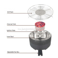 Round Smokeless Garden Outdoor komirê BBQ Grill